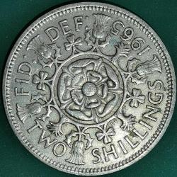 İNGİLTERE  1965    2  SHILING