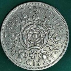 İNGİLTERE  1965    2  SHILING