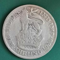 LOT.20 » İNGİLTERE  1930    1 SHILING   GÜMÜŞ  5,66  GRAM