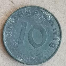 NAZİ ALMANYASI  1942 J    10  PFENNIG