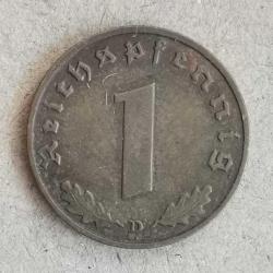 NAZİ ALMANYASI  1939 D    1  PFENNIG