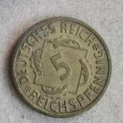 ALMANYA  1930 A   5  PFENNIG