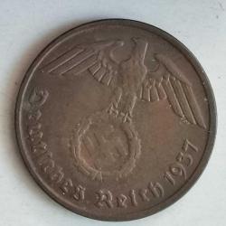 LOT.19 » NAZİ  ALMANYA  1937 D    2    PFENNIG