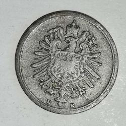 ALMANYA  1875 E     1  PFENNIG