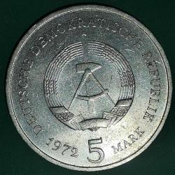 ALMANYA 1972  5 MARK  MEISSEN ŞEHRİ