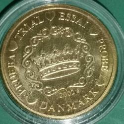 SPECİMEN  2002  DANİMARKA  10 EURO CENT