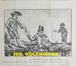 Osmanlıca Karagöz Mizah Dergisi-Gazetesi, Orijinal Dönem Basım, (Ottoman Magazine-Newspaper-Journal Illustré Kara-Gueuz) - 7 Mayıs 1913 - Sayı: 514 - Hicri: 30 Cemaziyelevvel 1331 - Rumi: 24 Nisan 1329 - Karikatürist Ali Fuat Bey'in Çalışması: 