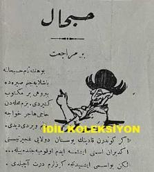 Osmanlıca Karagöz Mizah Dergisi-Gazetesi, Orijinal Dönem Basım, (Ottoman Magazine-Newspaper-Journal Illustré Kara-Gueuz) - 7 Mayıs 1913 - Sayı: 514 - Hicri: 30 Cemaziyelevvel 1331 - Rumi: 24 Nisan 1329 - Karikatürist Ali Fuat Bey'in Çalışması: 