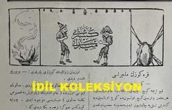 Osmanlıca Karagöz Mizah Dergisi-Gazetesi, Orijinal Dönem Basım, (Ottoman Magazine-Newspaper-Journal Illustré Kara-Gueuz) - 7 Mayıs 1913 - Sayı: 514 - Hicri: 30 Cemaziyelevvel 1331 - Rumi: 24 Nisan 1329 - Karikatürist Ali Fuat Bey'in Çalışması: 