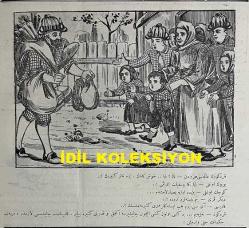 Osmanlıca Karagöz Mizah Dergisi-Gazetesi, Orijinal Dönem Basım, (Ottoman Magazine-Newspaper-Journal Illustré Kara-Gueuz) - 7 Mayıs 1913 - Sayı: 514 - Hicri: 30 Cemaziyelevvel 1331 - Rumi: 24 Nisan 1329 - Karikatürist Ali Fuat Bey'in Çalışması: 