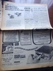 Hürriyet Gazetesi - Turkish Newspaper - 9 Haziran 1974 - Hürriyet Dev kadro ile Dünya kupası'nda - Gündüz Kılıç Eşfak Aykaç Samim Var Fotoğraf - Demokrat Parti divan üyesi Necdet Evliyagil Süleyman Demirel milliyetçi cephe istemiyor dedi - Yeni kontenjan senatörleri açıklandı  Faruk Gürler açıkta kaldı fotoğraf - cumhurbaşkanı Muhsin Batur Ecvet Güresin Sadi Irmak'ı 6 yıl için seçti - 2. Akdeniz festivali'nde güzel mankenler turizm Bakanı Orhan Birgit ve İhsan Alyanak'ı öptü fotoğraf - Milli Eğitim Bakanı Mustafa Üstündağ konusunda MSP son sözü Necmettin Erbakan'a bıraktı - İstanbul İzmir radyo programı - televizyonda bugün - Kaynanalar dizisi 19.18'de - 10 bin mahkum için ümit ışığı doğdu - Yargıtay açlık grevi yapan avukat İsmail Beşiktepe'yi haklı buldu fotoğraf - İsrail'e sızmaya çalışan 4 arap gerilla öldürüldü - Denizli'de bir buçuk milyon liralık morfin ve afyon ele geçti - IRA komandosu price kardeşler açlık grevine son verdiler - en büyük kupa Beşiktaş'ın - Jairzinho fotoğraf
