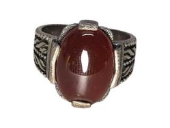 AKİK TAŞLI GÜMÜŞ YÜZÜK