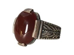 AKİK TAŞLI GÜMÜŞ YÜZÜK