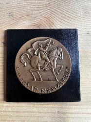 1989 Macar Hatıra Bronz Madalya – A Magyar Nemzetért – Erdélyi Menekültek İçin (Kutulu)