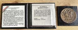 1989 Macar Hatıra Bronz Madalya – A Magyar Nemzetért – Erdélyi Menekültek İçin (Kutulu)