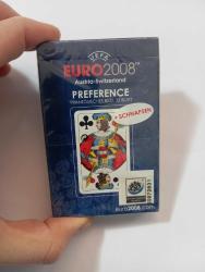 EURO 2008 iskambil kağıdı - 32 kartlı sifir paketinde schnapsen oyunu ile birlikte