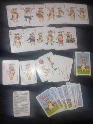 vintage Dr oetker Paula iskambil oyun destesi. kartlar sifir gibi