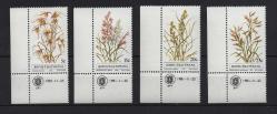 Güney Afrika Bophuthatswana 1981 Yerli Otlar 5-15-20-25 Cent Tam Seri (LT0031E)