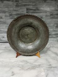 Antika Hicri 1248 Tarihli Osmanlı Bakır Tabak