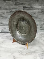 Antika Hicri 1248 Tarihli Osmanlı Bakır Tabak