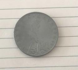 1962 MADENİ 2,5 LİRA - KENAR YAZILARI - ** TERS **  / ÇÇT