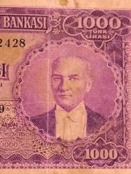 NADİR 5. EMİSYON 1.000 LİRA ( MOR BİNLİK )