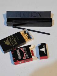 3 adet biri dev boy promosyon kibrit kutusu yeni