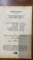 ADAM SANAT DERGİSİ -SAYI : 13 – ARALIK 1986  MEMET FUAT – TZVETAN TODOROV – MEHMET H. DOĞAN – JOHN BERGER – MENAHEM ROSEN – ÖMER ULUÇ – GÜVEN TURAN – TIMUR SELÇUK – TURGAY FİŞEKÇİ – ÜSTÜN ALSAÇ – OĞUZ ADANIR – TALİP APAYDIN – ERCÜMENT UÇARI – AHMET ADA – KÜÇÜK İSKENDER – MURATHAN MUNGAN – BEDİRHAN TOPRAK – ALİ ASKER BARUT – AYDIN ÜLKEN – TURGUT ÇEVİKER  DÖNEKLİK ÜSTÜNE – HOŞGÖRÜ VE HOŞGÖRÜLMEYEN – ŞİİR VE OKURU – RESİM VE ZAMAN – ARMALAR (1967-74) – YÜZLER VE MASKELER – TEK SESLİLİK / ÇOK SESLİLİK – KÜÇÜK İSKENDER’E SORULAR – MİMARLIK SANAT MIDIR – JEAN MITRY İLE SÖYLEŞİ – GELİŞİM SÜRECİNDE TÜRK KARİKATÜRÜ I – ŞİİR – KAPAK - MEMET FUAT – TZVETAN TODOROV – MEHMET H. DOĞAN – JOHN BERGER – MENAHEM ROSEN – ÖMER ULUÇ – GÜVEN TURAN – TIMUR SELÇUK – TURGAY FİŞEKÇİ – ÜSTÜN ALSAÇ – OĞUZ ADANIR – TALİP APAYDIN – ERCÜMENT UÇARI – AHMET ADA – KÜÇÜK İSKENDER – MURATHAN MUNGAN – BEDİRHAN TOPRAK – ALİ ASKER BARUT – TURGUT ÇEVİKER – AYDIN ÜLKEN - DÖNEKLİK ÜSTÜNE – HOŞGÖRÜ VE HOŞGÖRÜLMEYEN  - 80 SAYFA