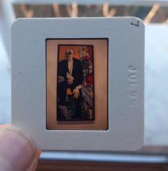 MAX BECKMANN TABLOSU DİA FOTOĞRAFI. AMERİKA 1995 ÇEKİM . KONDİSYON YÜKSEK KOLEKSİYONLUK NADİR TURKİYE'DE TEK  (ş)