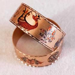 Bakır bilezik - Şahmaran, El işçilikli lüks bilezik Model -2