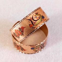 Bakır bilezik - Şahmaran, El işçilikli lüks bilezik Model -3