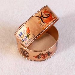 Bakır bilezik - Şahmaran, El işçilikli lüks bilezik Model -5