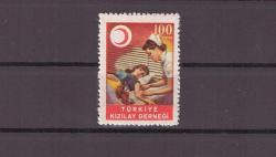 1967 Türkiye Kızılay Derneği Yardım Pulları ''100 Kuruş Valör'' Mnh Lüks Pul - KY148