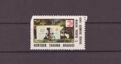 1968 Yılı Etiketi Türkitye Ulusal Verem Savaşı Derneği (Röntgen Tarama Arabası) Mnh Tam Seri Pul - KY179