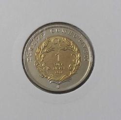 2014 UZUN KULAKLI KİRPİ 1 BİR TÜRK LİRASI HATIRA PARASI DARPHANE BASKISIORİJİNAL ÇİL K1İ2R1 NADİR