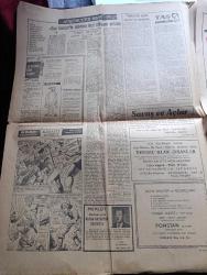 Akşam Gazetesi - Turkish Newspaper - 10 Ocak 1969 - anayasayı koruma tasarısı meclise verildi - komandoculuk ihtilal getirir - İsmet İnönü fikirler zorla ve saldırı ile yürütülemez - Ortadoğu Teknik Üniversitesi tatil oldu orman fakültesi yurdu işgal edildi - Deniz Ulaş İş sendikası tarafından alınan grev kararı uygulanmaya başladı Fotoğrafı - Yılın en başarılı sanatçıları - en iyi oyun yazarı Melih Cevdet Anday Fotoğrafı - en iyi erkek oyuncu Münir Özkul Fotoğrafı - 1967 1968 tiyatro sezonunun en iyi kadın oyuncusu seçilen Nisa Serezli Fotoğrafı - en iyi rejisör Sermet Çağan Fotoğrafı - üniversitede öğrenciler yönetime katılacak - Türkiye'de eğitim sorunu ve sosyalizm yazan Çetin Altan - Üç hilalli komandolar yazan Altan Öymen - işte kıyılan 2 öğretmen bir arada Birisi TÖS'ün eski genel başkanı Feyzullah Ertuğrul öteki yazarımız Mahmut Makal - Türkan Şoray'ın fiyatı tepki yarattı Fotoğrafı - Avni Anıl film müziğine başladı Fotoğrafı - Ogün Altıparmak futbolu bırakacağım dedi fotoğraf