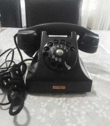 Çevirmeli Telefon, Ericson LM çevirmeli telefon. Ericson Laboratoire dekorluk Çevirmeli Siyah Wintage Telefon.  Görselde ki gibi çevirme 7 8 9 tuşunda kırık mevcut.