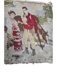 OSMANLI DÖNEMİ İZMİR RUM İŞİ GOBLEN TABLO