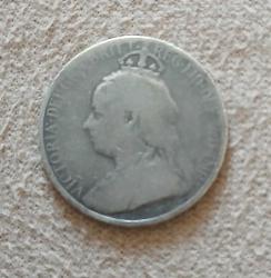 Kıbrıs 4,5 Piastre Gümüş 1901 Kraliçe Victoria