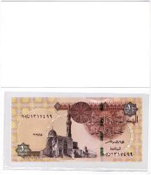 P#71d Mısır 1 Pound 2019.05.07 ÇİL  Turistik Folderlı