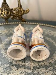 Porselen çift melek biblo