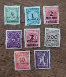 LOT.2 » Almanya Reich 1922-23 damgasız pullar lotu