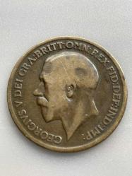 1917 TARİHLİ GEORGIVS V DÖNEMİ INGİLTERE ONE PENNY
