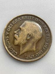 1920 TARİHLİ GEORGIVS V DÖNEMİ INGİLTERE ONE PENNY