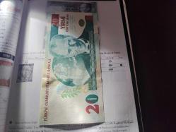 8. Emisyon 20 YTL Çil. Seri F85