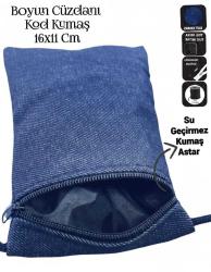 SEVBAGS BOYUN CÜZDANI KOT KUMAŞ GÜNLÜK TELEFON PARA KİMLİK KART CÜZDANI