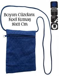 SEVBAGS BOYUN CÜZDANI KOT KUMAŞ GÜNLÜK TELEFON PARA KİMLİK KART CÜZDANI