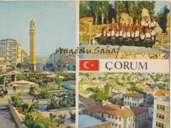 Çorum - Hürriyet Parkı, Folklor Ekibi, Genel Görünüş / And+Tuna Kartpostal