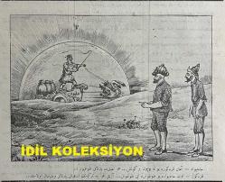 Osmanlıca Karagöz Mizah Dergisi-Gazetesi, Orijinal Dönem Basım, (Ottoman Magazine-Newspaper-Journal Illustré Kara-Gueuz) - 17 Eylül 1913 - Sayı: 557 - Hicri: 15 Şevval 1331 - Rumi: 4 Eylül 1329 - Karikatürist Ali Fuat Bey'in Çalışması: 
