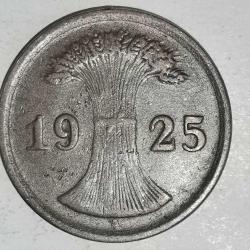 ALMANYA  1925 A    2  PFENNIG